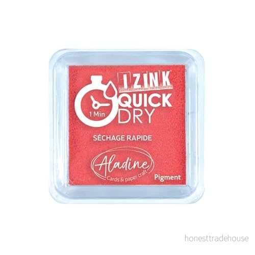 Aladine Izink Quick Dry bläck, röd, 5 x cm 3660016195328