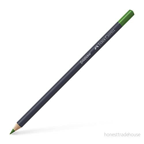 Faber Castell Creative Studio Goldfaber färgpenna, (167), gräsgrön, en penna, för konst, hantverk, ritning, skissning, hem, skola, universitet, färgläggning 4005401147664