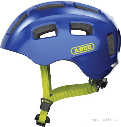 ABUS Sparkling Blue M Casco, Gioventù Unisex, Blu (Blu) 4003318401596