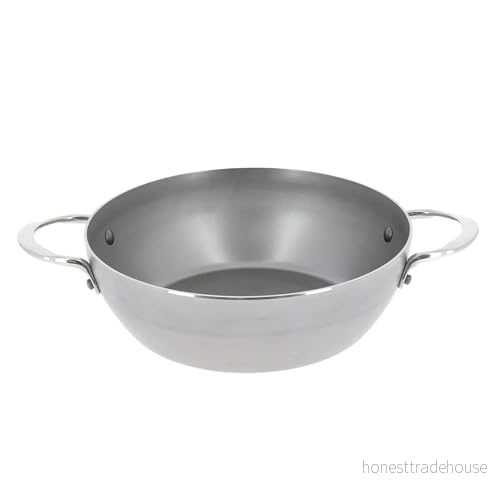De Buyer Saute Pan with 2 handles Mineral B ø 32 cm / 5.5 liters without non stick coating 3011245654320