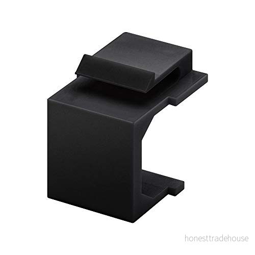 Goobay 79990 Keystone skydd för CAT/SAT/LAN/HDMI/USB-moduler svart 4-pack 4040849799907