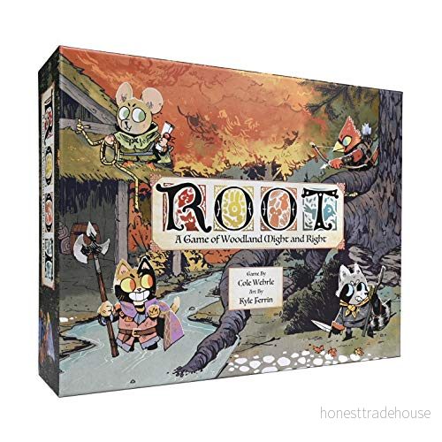 Leder Games , Root: A Game of Woodland Might & Right Board Ages 10+ 2 4 Players 60 90 Minute Playing Time 602573655900