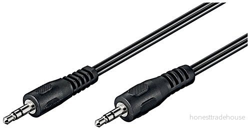Goobay 50019 - 3,5 mm Stereo Ljudkabel - 1,5 m - Sort 4040849500190