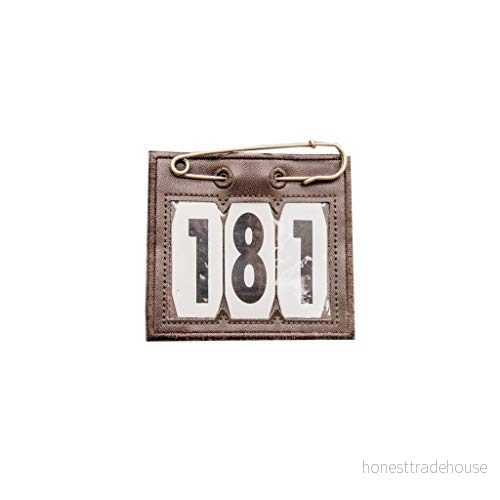 Kentucky Horsewear Startnummer PVC med säkerhetsnål, färg Horsewear:brun 5407007536924