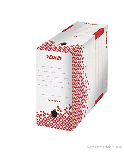 Esselte 623909 arkivdokument för långtidsdokument, A4, syrafri, 150 mm rygg, vit 4049793025995