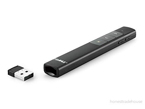 Dahle Presenter 95100, trådlös laserpekare inkl. fjärrkontroll för styrning av tillämpningar (t.ex. Powerpoint) 4009729071564