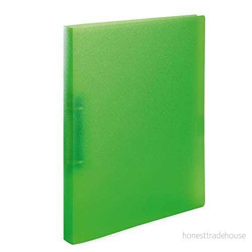 HERMA ring binder for A4 translucent light green 4008705191678