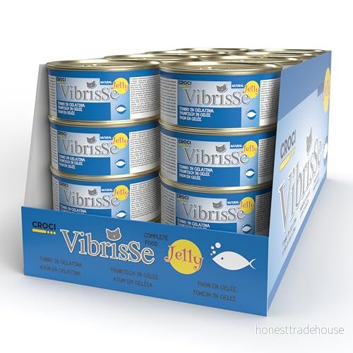 CROCI Vibrisse gelé kattmat Tuna 70 g 24 st 8023222154230