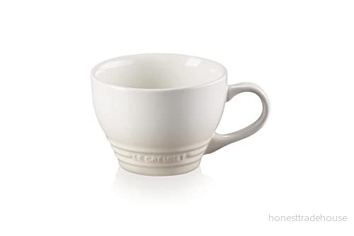 Le Creuset Stengods stor mugg, 400 ml, Meringue 843251155606