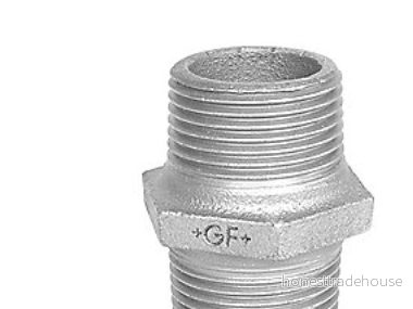 +GF+ Hexagon nipple galvanized 1/8 7611205229085 +GF+ Hexagon nipple galvanized 1/8 7611205229085