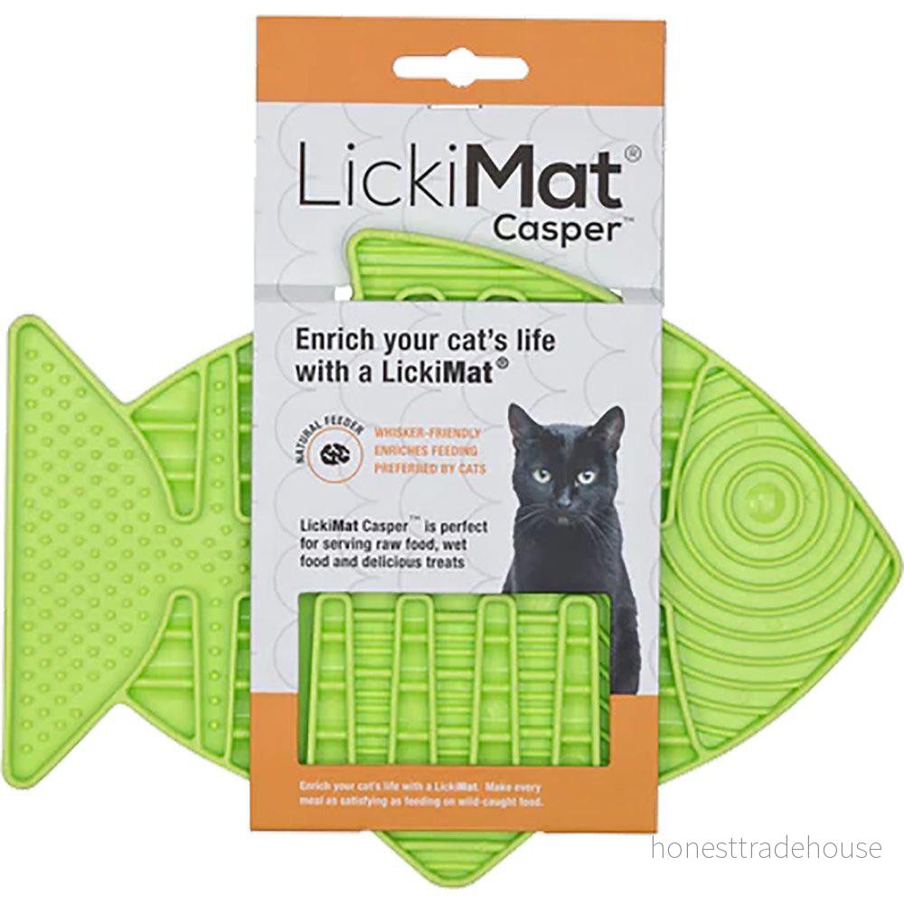 Lickimat Cat Casper Grön 22x16 cm 9349785000708