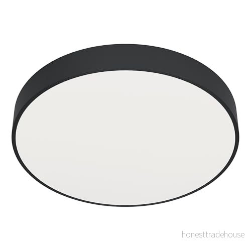 EGLO LED taklampa Zubieta A, svart, Ø 30 cm 9002759988944