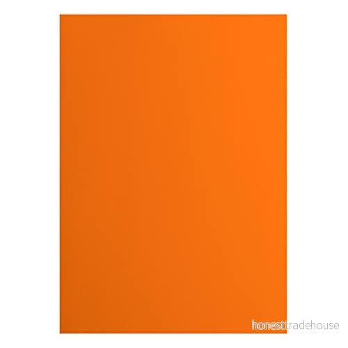 Vaessen Creative 2927 012 Florence Cardstock papper, orange, 216 gram/m², DIN A4, 10 stycken, slät, för scrapbooking, korttillverkning, stansning och andra pappershantverk, melon 8716052221424