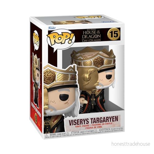 Funko POP! TV: HotD Maskerad Kung Viserys Targaryen 1/6 Odds för Rare Chase Variant Drakens Hus Samlarobjekt Vinylfigur Presentidé Officiell Merchandise Leksaker Barn & Vuxna 889698764742
