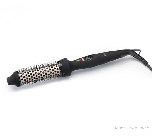 Diva Pro Styling Ceramic Hot Brush 30 mm varmluftsborste lockar eller vågor med volym, svart PRO314 5060412984652