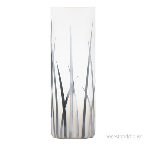 Eglo Rivato bord, 1 glödlampa elegant, sängbord i glas med dekor, vardagsrum krom, vit, lampa strömbrytare, E27 sockel 9002759927431 Eglo Rivato bord, 1 glödlampa elegant, sängbord i glas med dekor, vardagsrum krom, vit, lampa strömbrytare, E27 sockel 9002759927431