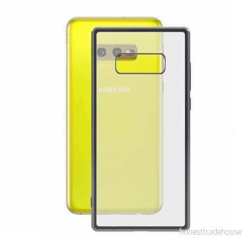 BigBuy Tech S1902190 skyddsskal för Samsung Galaxy S10e Flex metall TPU transparent grå metallisk 8427542990576