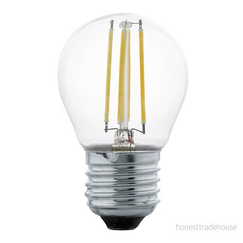 EGLO LED glödlampa G45 Mini ball 4W/827 350 lumen clear E27 9008606227457