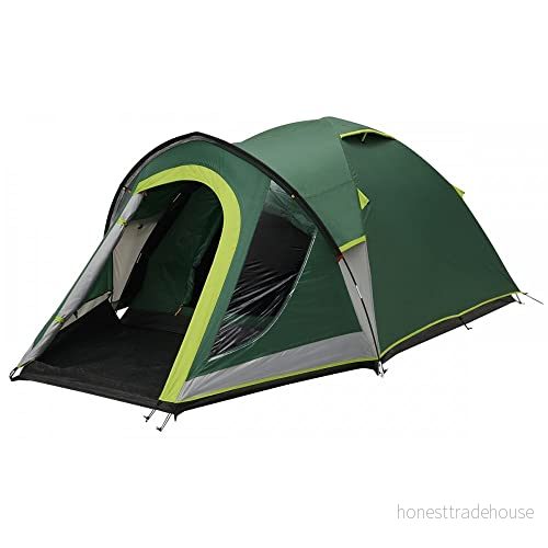 Coleman Kobuk Valley 4 Plus, Camping, Hårdram, Kupol /Igloo tält, person(er), Canvas, Grön 3138522094744