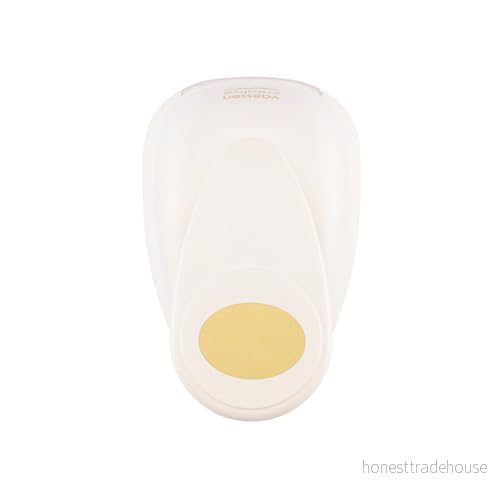 Vaessen Kreativ hantverkspapper oval 3,7 x 5,1 cm cirkelskärare för hantverk och korttillverkning 8716052183647