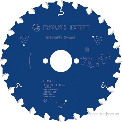 Bosch Sågklinga Expert for Wood 165 x 30 2,6 mm, 24 3165140795913