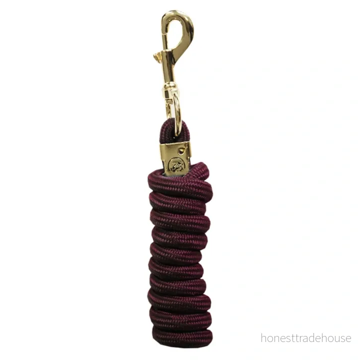 Kentucky Horsewear Lead Rope Basic karbinhake, färg: bordeaux 5407008896423