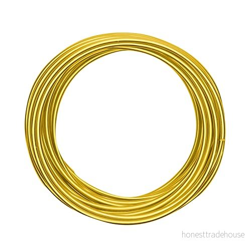 Vaessen Creative Aluminiumtråd 4 mm 10 m solig gul, 8716052156849