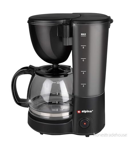 Alpina Kaffebryggare, 2 12 koppar, svart 8711252181028
