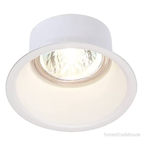 SLV infällt horn 1, strålkastare, fläck, tak, inbyggd LED, intern belysning/GU10 50 W vit, stål, 4024163109215