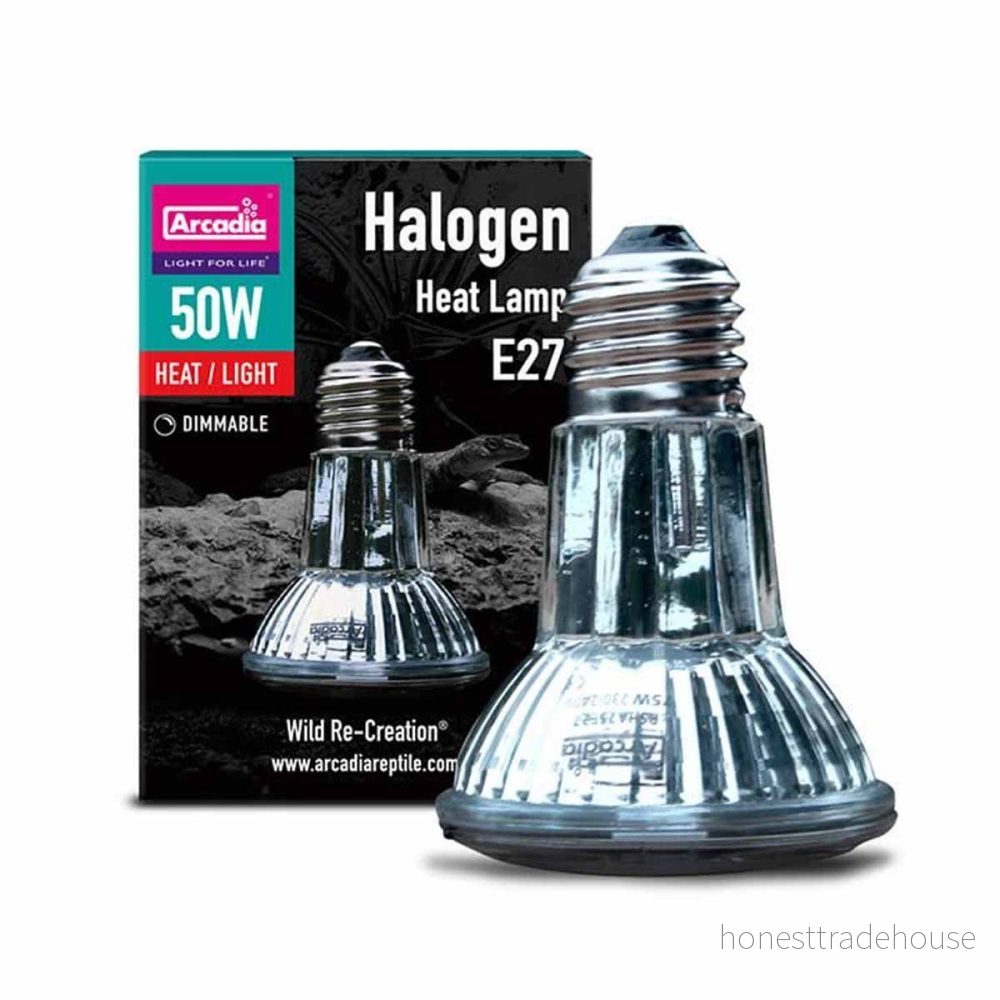 Arcadia Halogen Heat Lamp E27 50 W 844046003836
