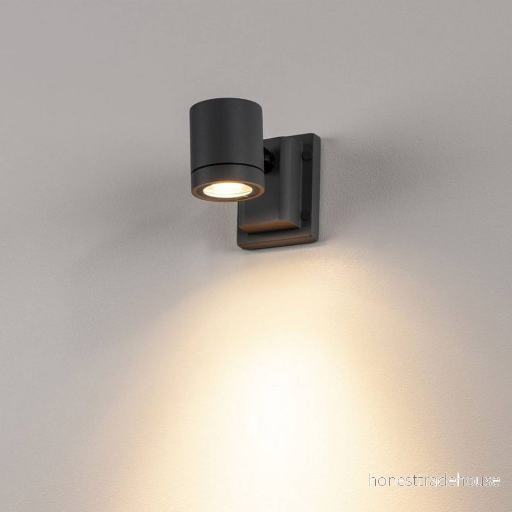 SLV Myra vägglampa för utomhusbruk 1 ljus, antracit 4024163140300