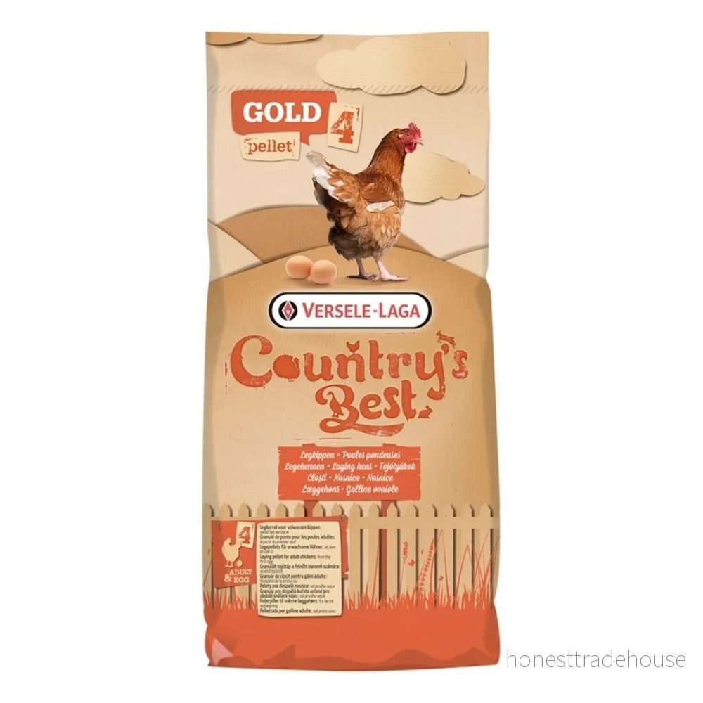 Gold 4 Pellet Värpfoder Höns 20 kg 5410340510124