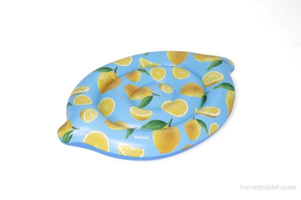Bestway 43392, Blå, Grön, Gul, Badmadrass, Bild, PVC, Pojke/flicka, Lemon printing 6942138982954