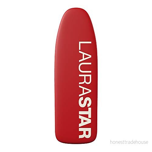 Laurastar Stryköverdrag Mycover röd, unik design, 127 cm x 49,5 cm, hållgummi, passar stryksystem, enkel installation, kan tvättas i maskin 790776006954