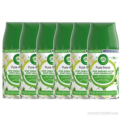 2 x Air Wick Freshmatic Max luftfräschare påfyllning 250 ml vita blommor 3059943009042