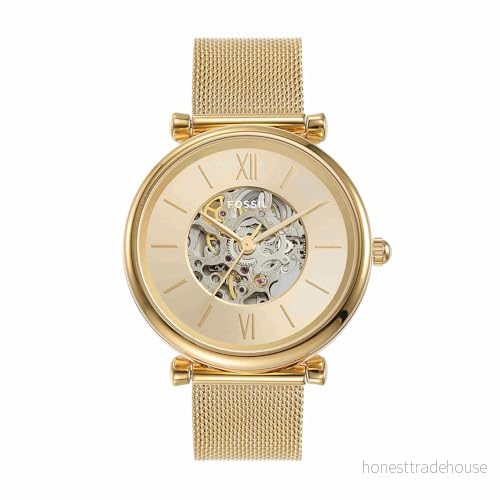 Fossil Klocka goldcoloured, Storlek: One Size, Gold coloured 4064092208832