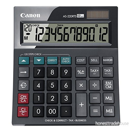 Canon AS 220RTS 12 siffrig bordsräknare 4960999683300