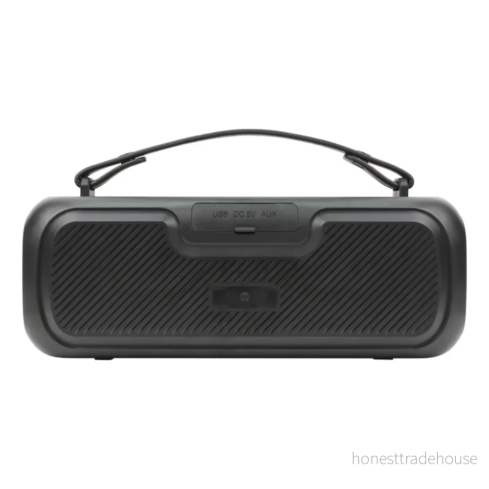 B200 Boombox 2x 7.5 W, IPX5, AUX, USB flash, LED, black 7333048057471