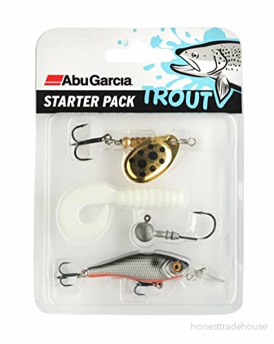 Abu Garcia startpaket öring, fiskekrok, kit, rovdjursfiske, perfekt för nybörjare eller mellanliggande sportfiskare, komponenter utvalda av Experter, unisex, blandade 36282109209