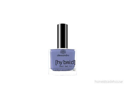 alessandro Hybrid lack Lucky Lavender lavendelton i bara 3 steg perfekta naglar utan LED håller upp till 10 dagar! 8 ml 4025087281179