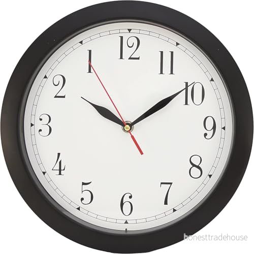 Dekorationsobjekt/Inverterad väggklocka/Diameter: 28 cm 737508148551