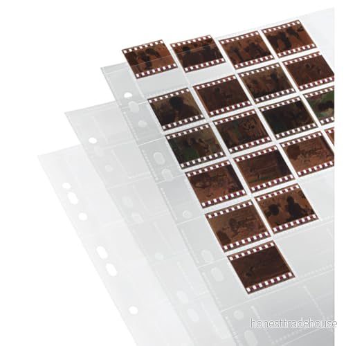 Hama Negativa/Monterade glidfilsförvaringshylsor - 25-pack - Polypropylen - varje hållare 40 singel 24x36 mm 4007249020321