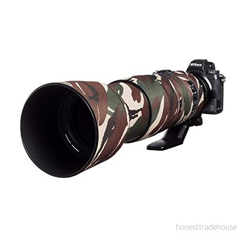 EasyCover lins ek neopren linsskydd skydd för Nikon 200 500 mm f/5.6 VR, Grön kamouflage, Retro 8717729524251
