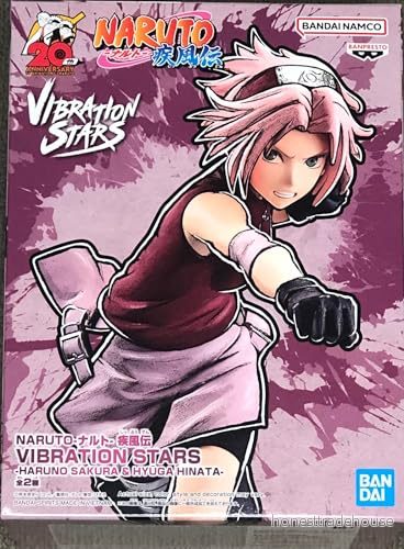 Banpresto Actionfigur Haruno Sakura Naruto Shippuden, Vibration Stars 16 cm BP19550 flerfärgad 4983164195507