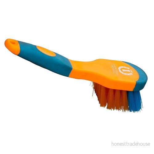 Imperial Riding hästborste IRH handtag, robust med effektiva borst, borste ergonomiskt handtag för grundlig hästrengöring, neonorange 8715071253713 Imperial Riding hästborste IRH handtag, robust med effektiva borst, borste ergonomiskt handtag för grundlig hästrengöring, neonorange 8715071253713