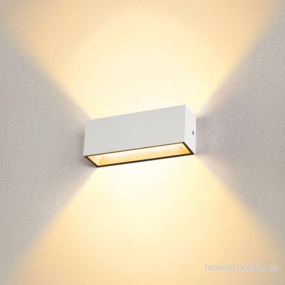 SLV Sitra LED utomhus vägglampa upp/ner 30cm vit 4024163252522