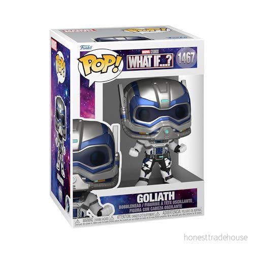 Funko POP! Vinyl: Marvel What If Goliath vinyl samlarfigur presentidé officiella handelsvaror leksak för barn och vuxna modellfigur samlare display 889698680448