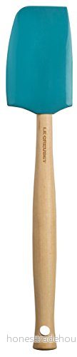 Le Creuset Hantverksspatel, medium, silikon, blågrön 630870206525