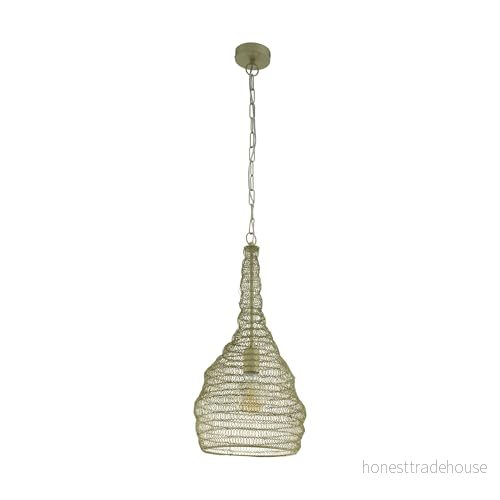 EGLO COLTEN Hänglampa, stål, 60 W, champagne 9002759491291