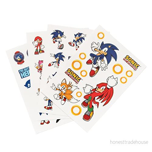 Grupo Erik Gadget Decals dekal Sonic Kawaii klistermärkeset vattentäta och återanvändbara klistermärken spelfanartikel 8435497267506